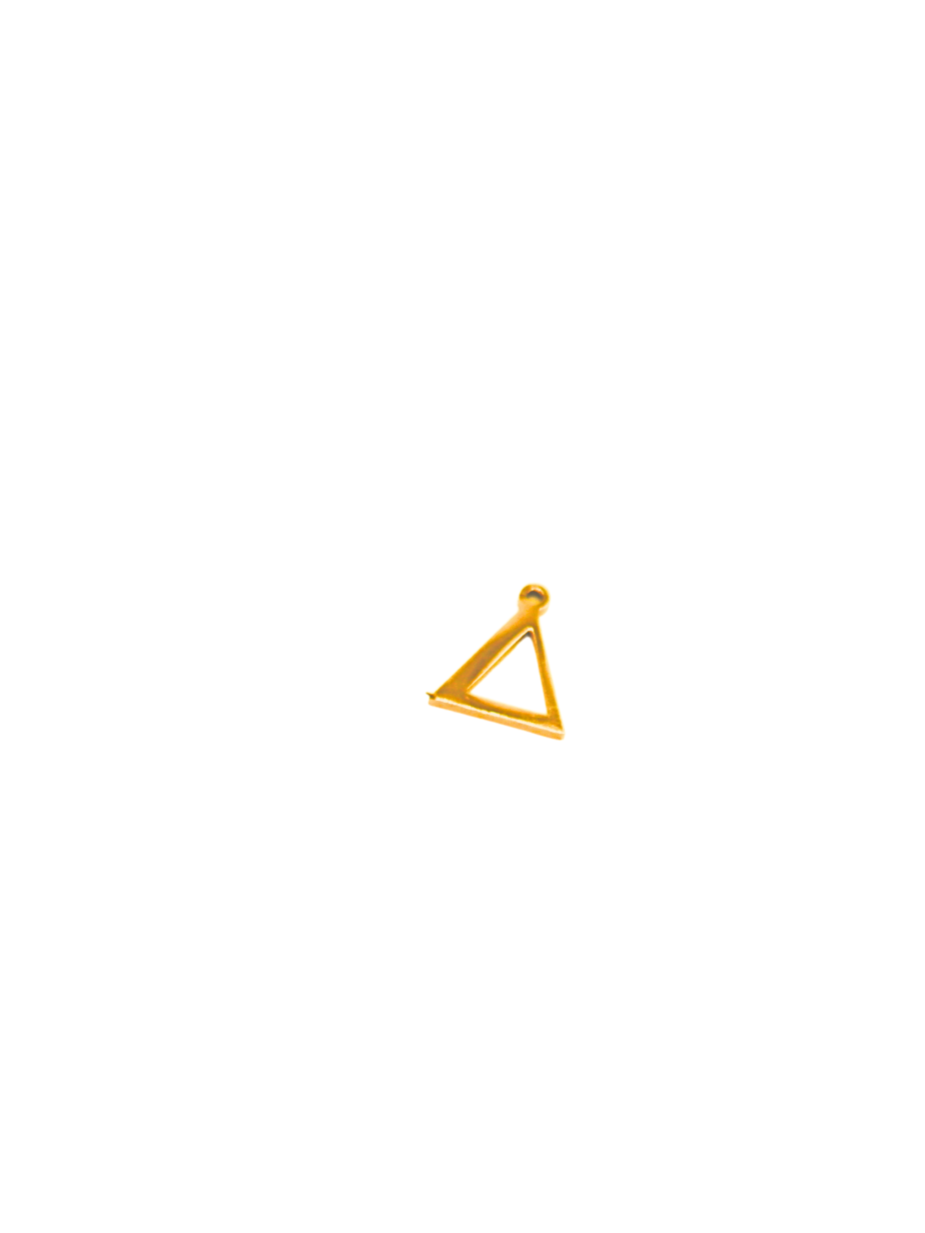 Gold Greek Life Letter Charm Collection Featuring Sigma, Tau, Gamma, Alpha, and More