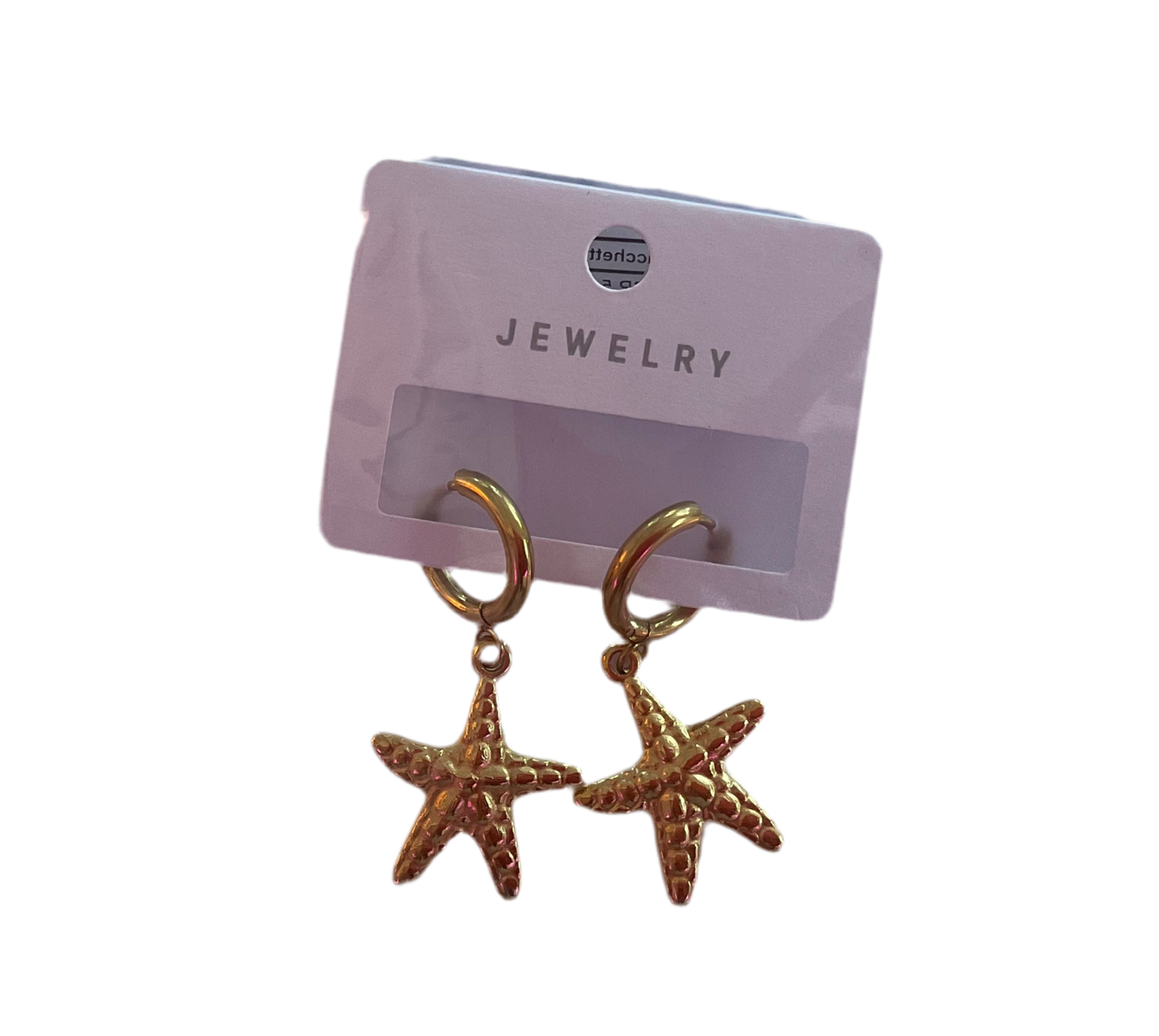 Starfish Huggie Earrings