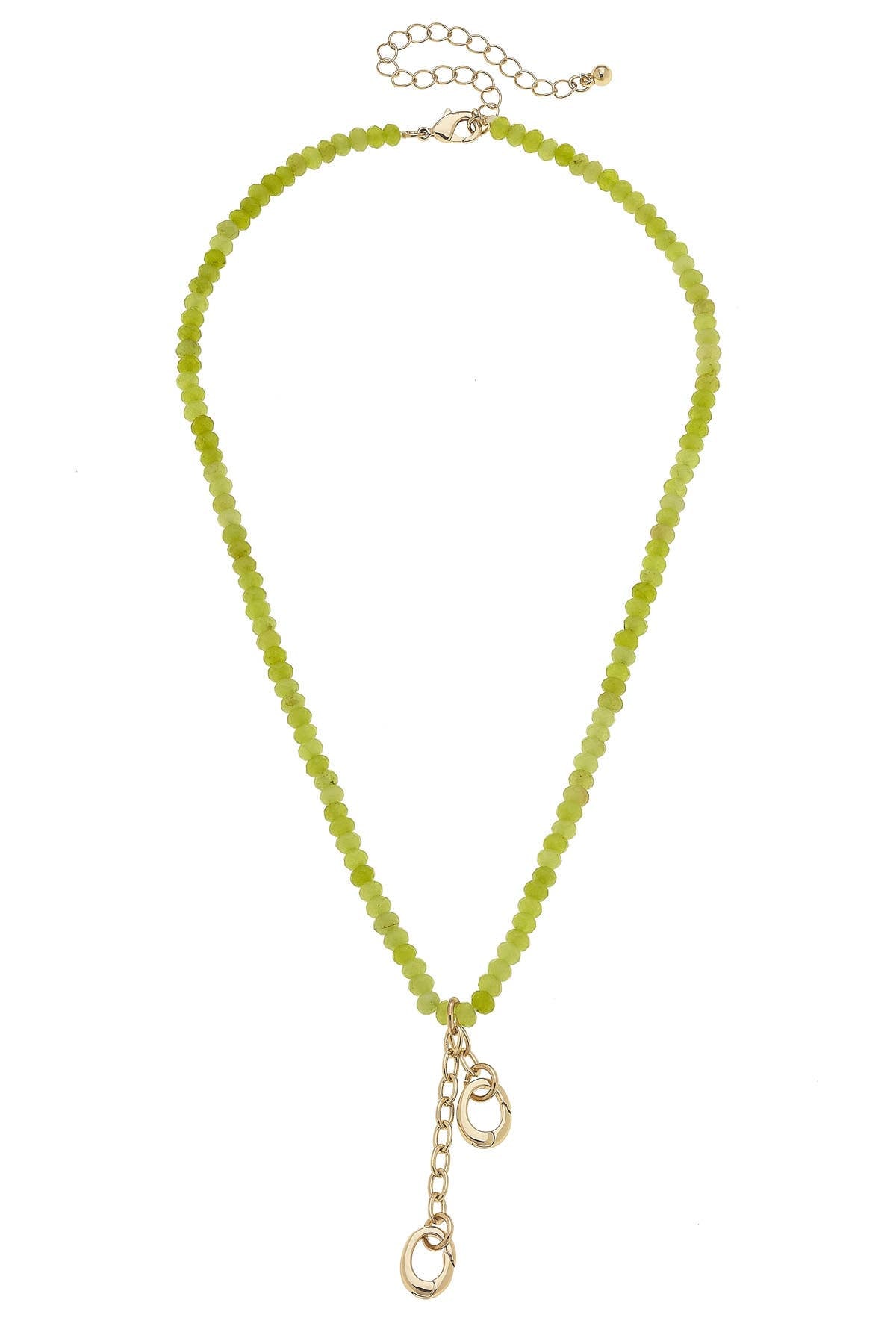 Lucy Gemstone Beaded Multi-Charm Necklace Base