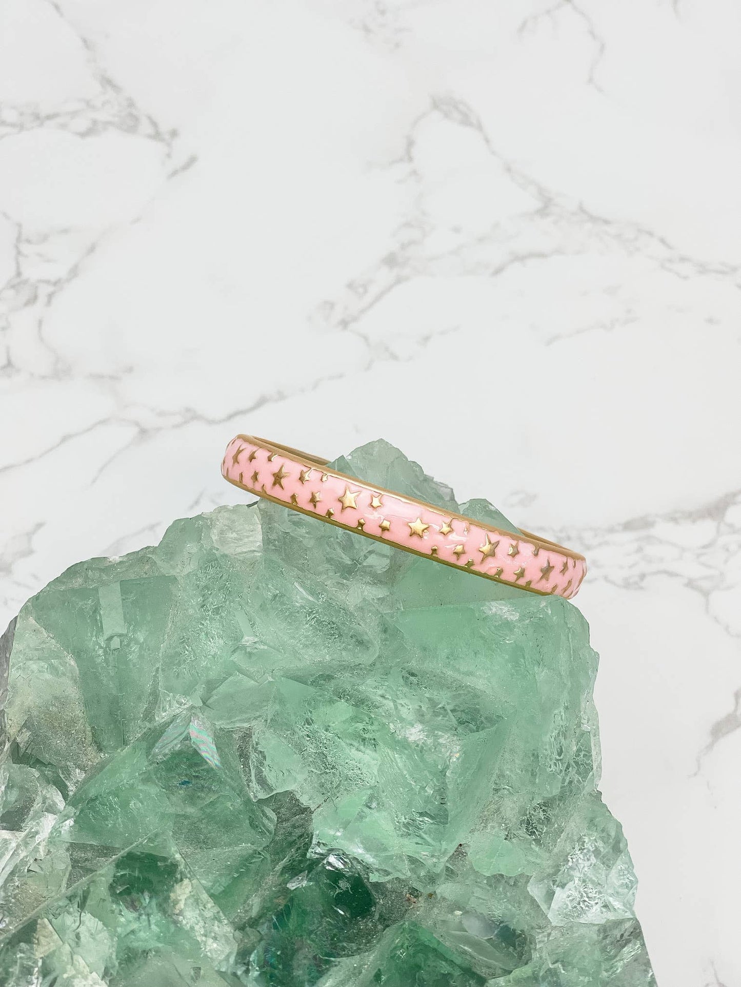 Star Enamel Cuff Bracelet