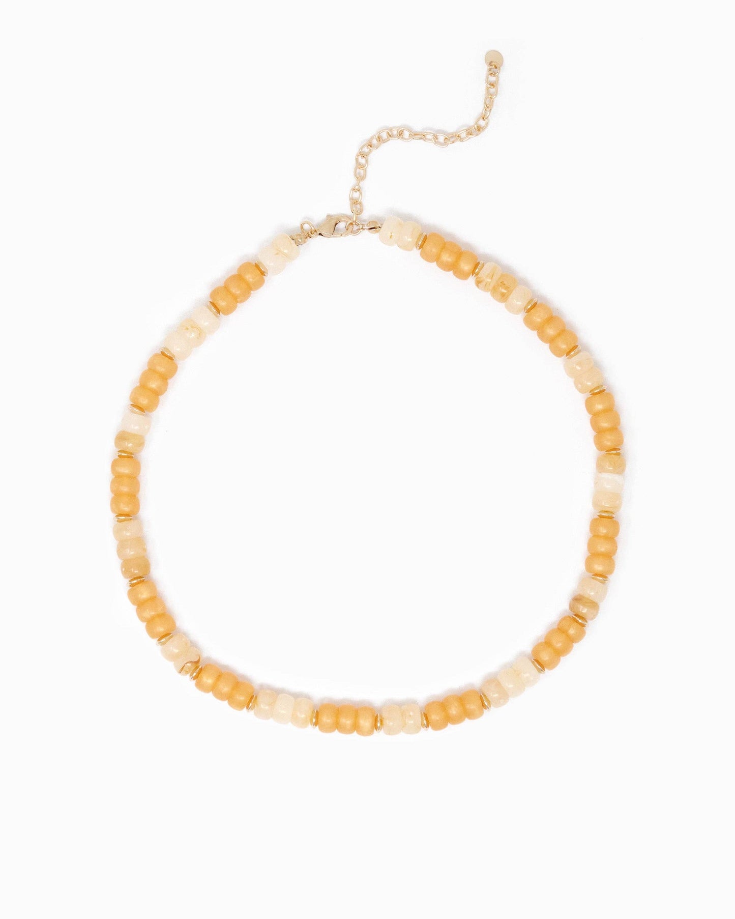 Necklace - Charm Bar - Multi-Color Beaded Necklace