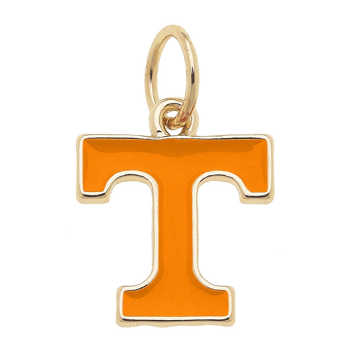 SPORTS- Gold Tennessee Volunteers Enamel Logo Charm