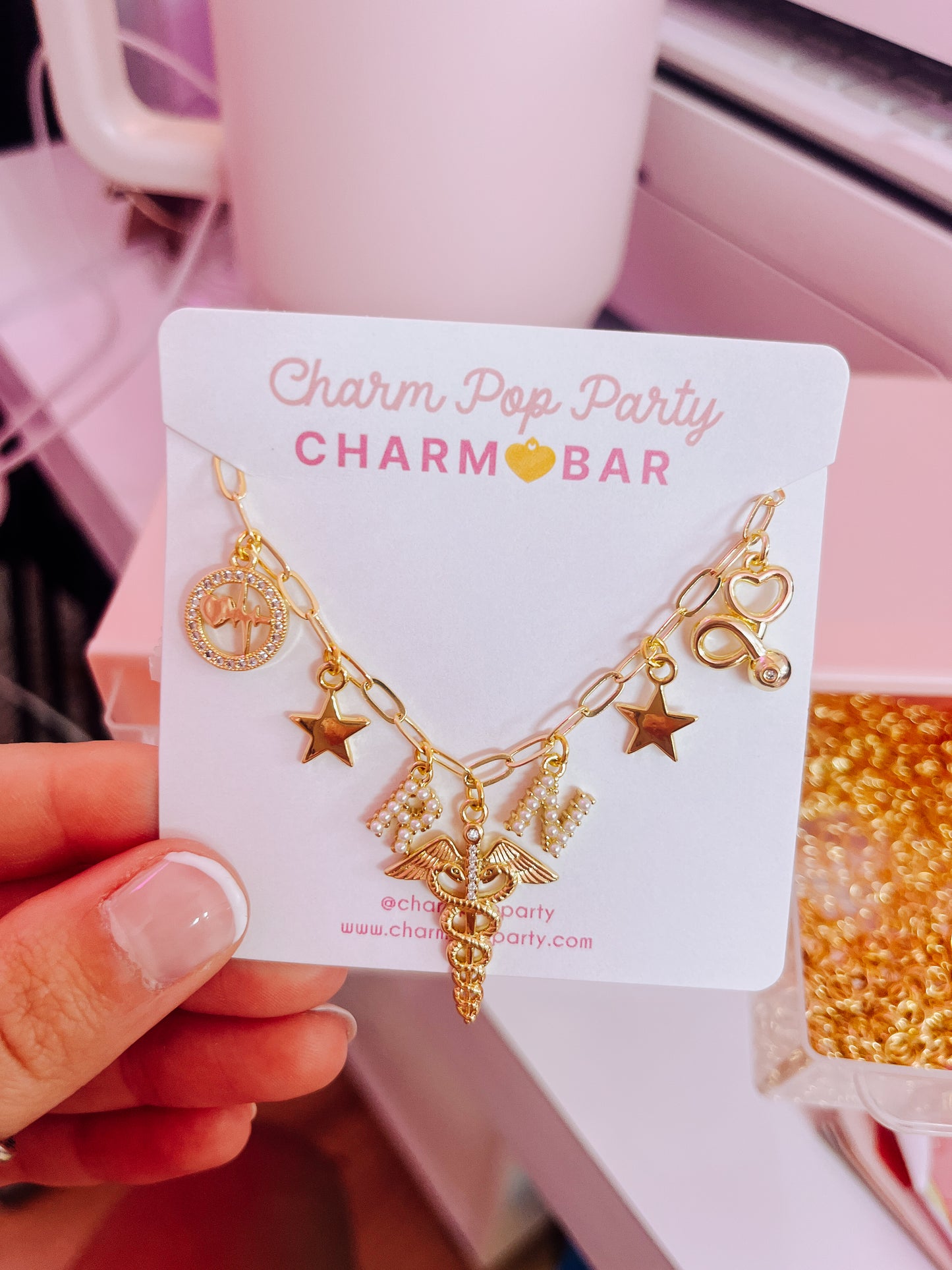 RN Charm Necklace - Nurse Necklace