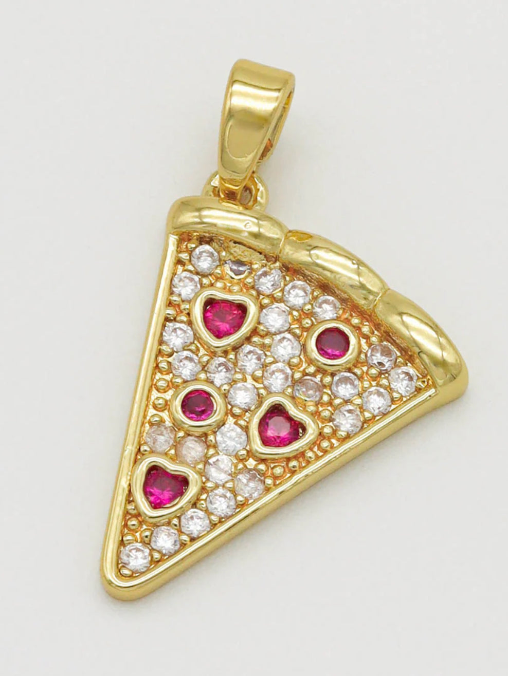 FOOD & BEVERAGE- Gold Pizza Charm
