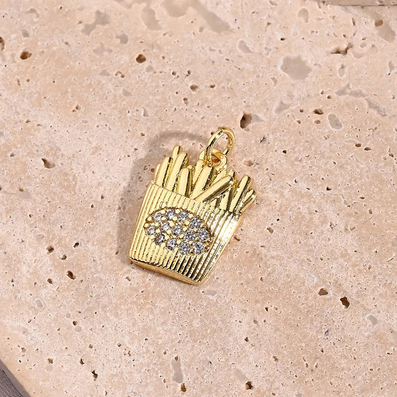 FOOD & BEVERAGE- Gold Fries Charm