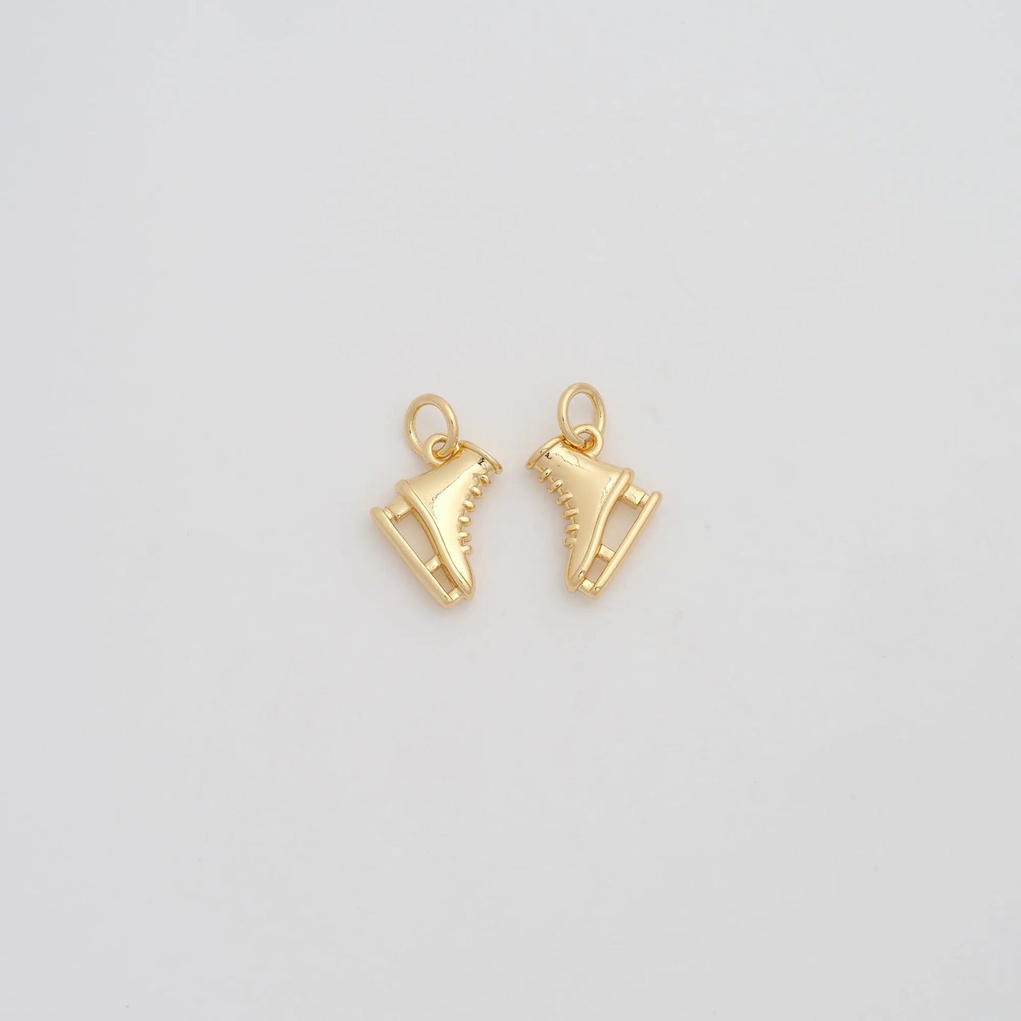 SPORTS- Gold Ice Skate Charm