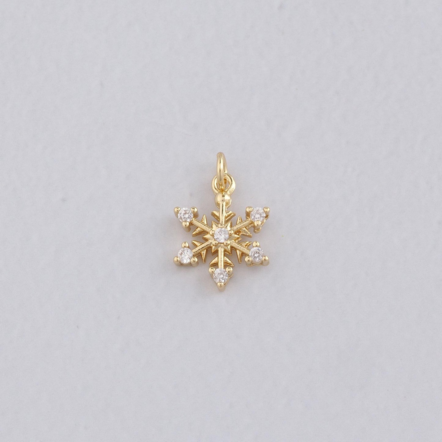 Gold Snowflake Charm