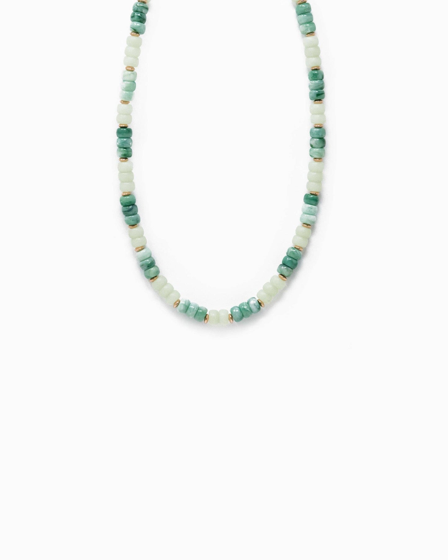 Necklace - Charm Bar - Multi-Color Beaded Necklace