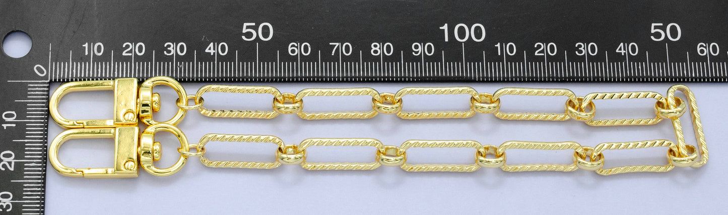 Women Bag Purse Stadium Chain for Bag Charm DIY Gold Filled