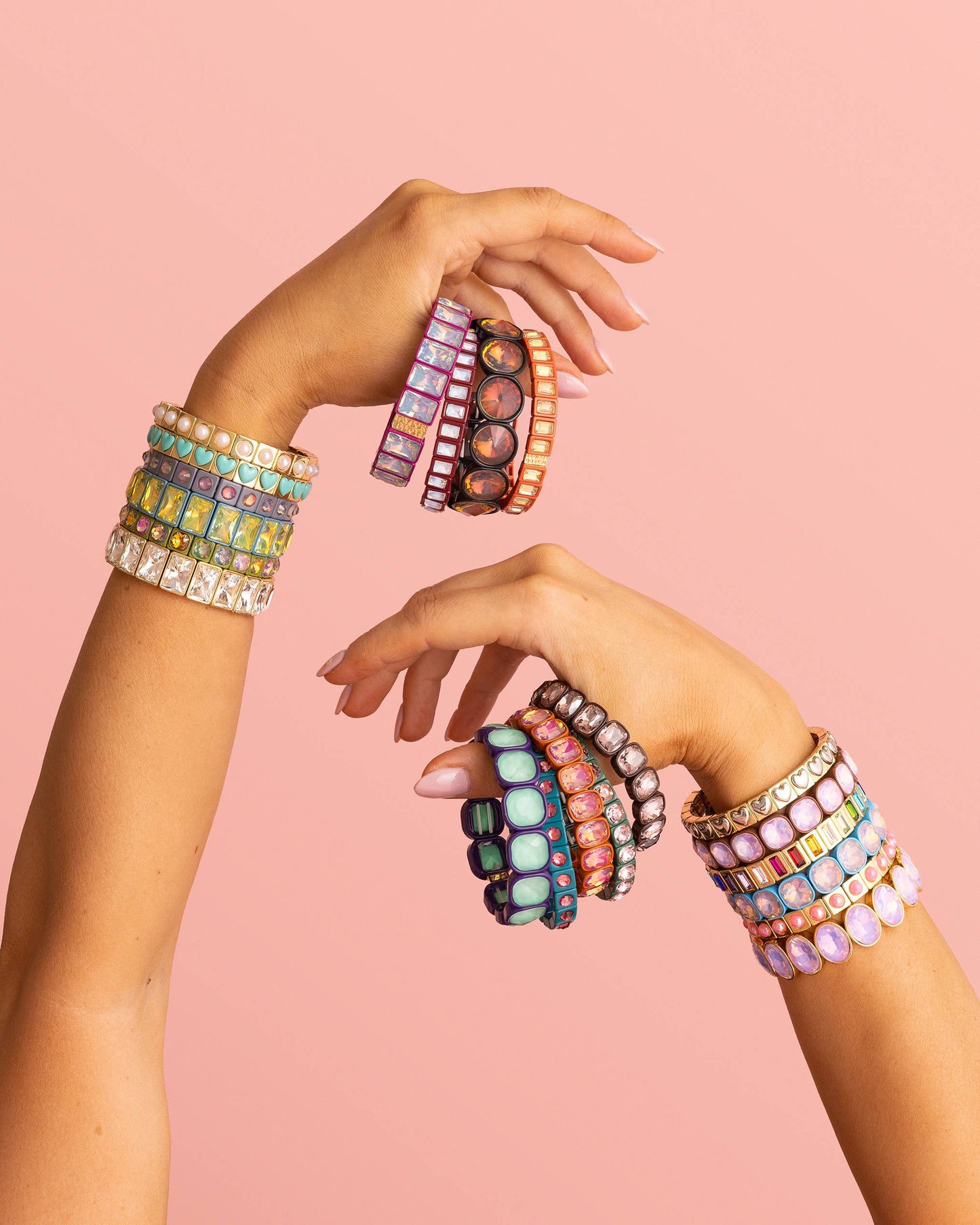 Autumn Enamel Stretch Bracelets – Assorted Styles