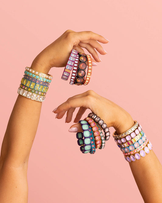 Autumn Enamel Stretch Bracelets – Assorted Styles