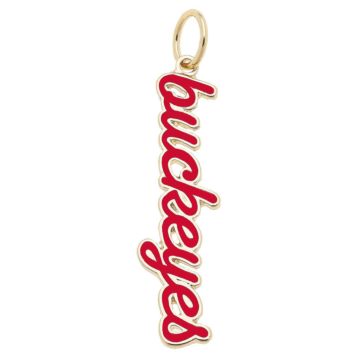 Ohio State Buckeyes Enamel Script Charm – Charm Pop Party