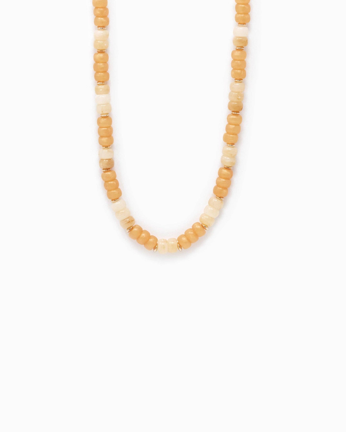 Necklace - Charm Bar - Multi-Color Beaded Necklace