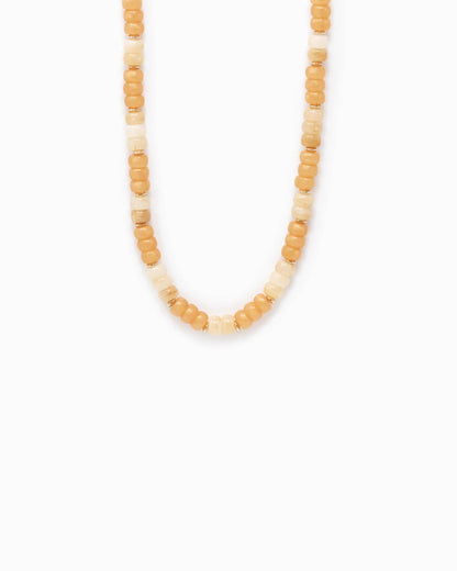 Necklace - Charm Bar - Multi-Color Beaded Necklace