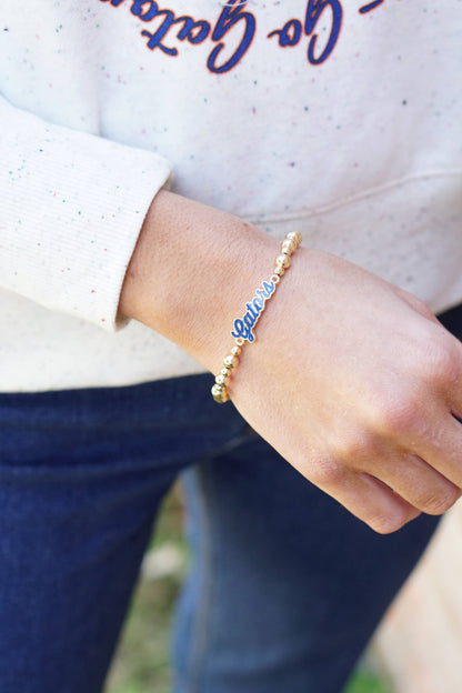 Florida Gators Autograph Enamel Stretch Bracelet