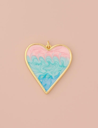 Hearts & Symbols Charm Collection — Enamel, Crystal, Resin, Glass Charms