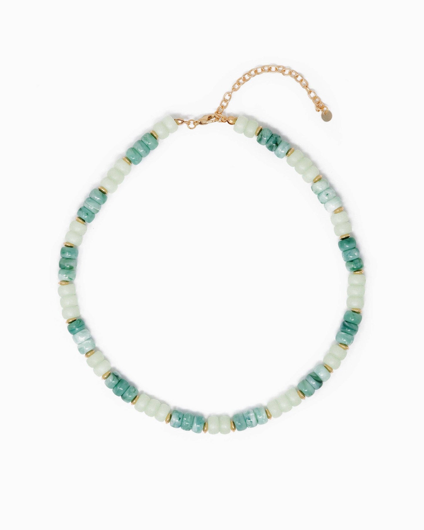Necklace - Charm Bar - Multi-Color Beaded Necklace