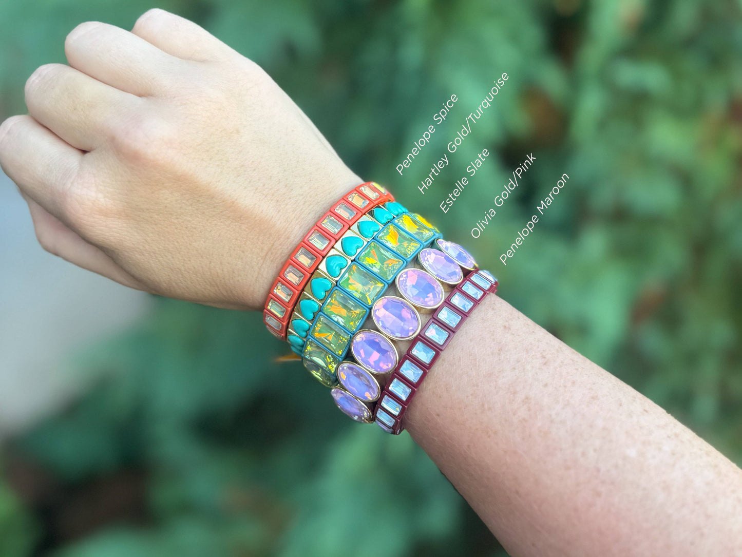 Autumn Enamel Stretch Bracelets – Assorted Styles
