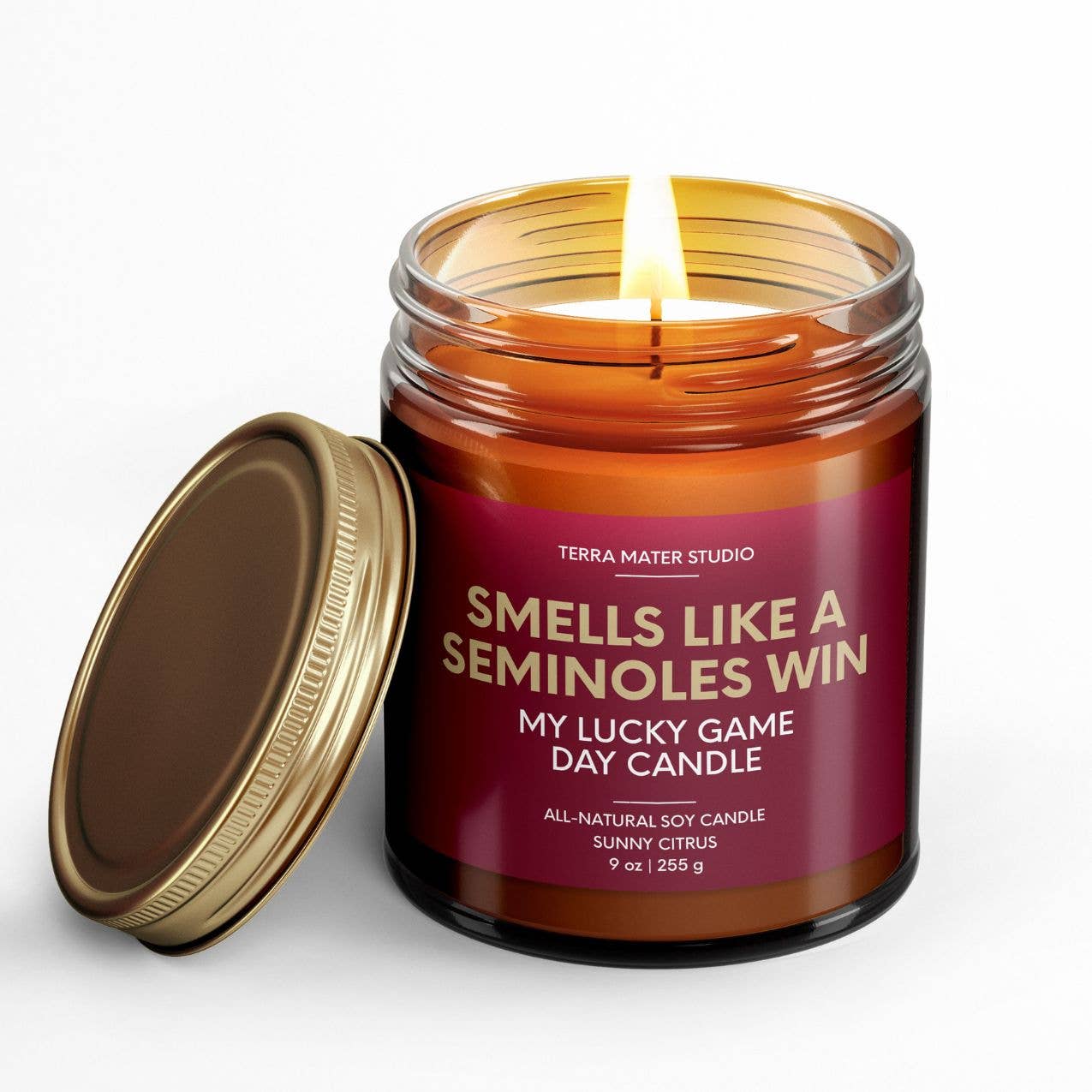 Smells Like A Seminoles Win Game Day Candle, Seminoles Merch