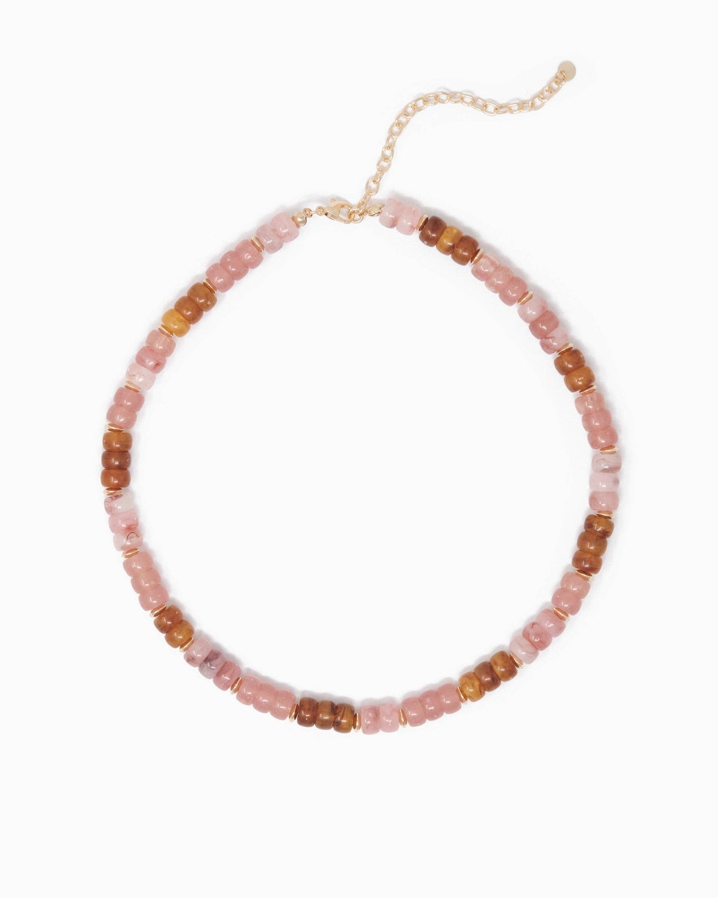 Necklace - Charm Bar - Multi-Color Beaded Necklace