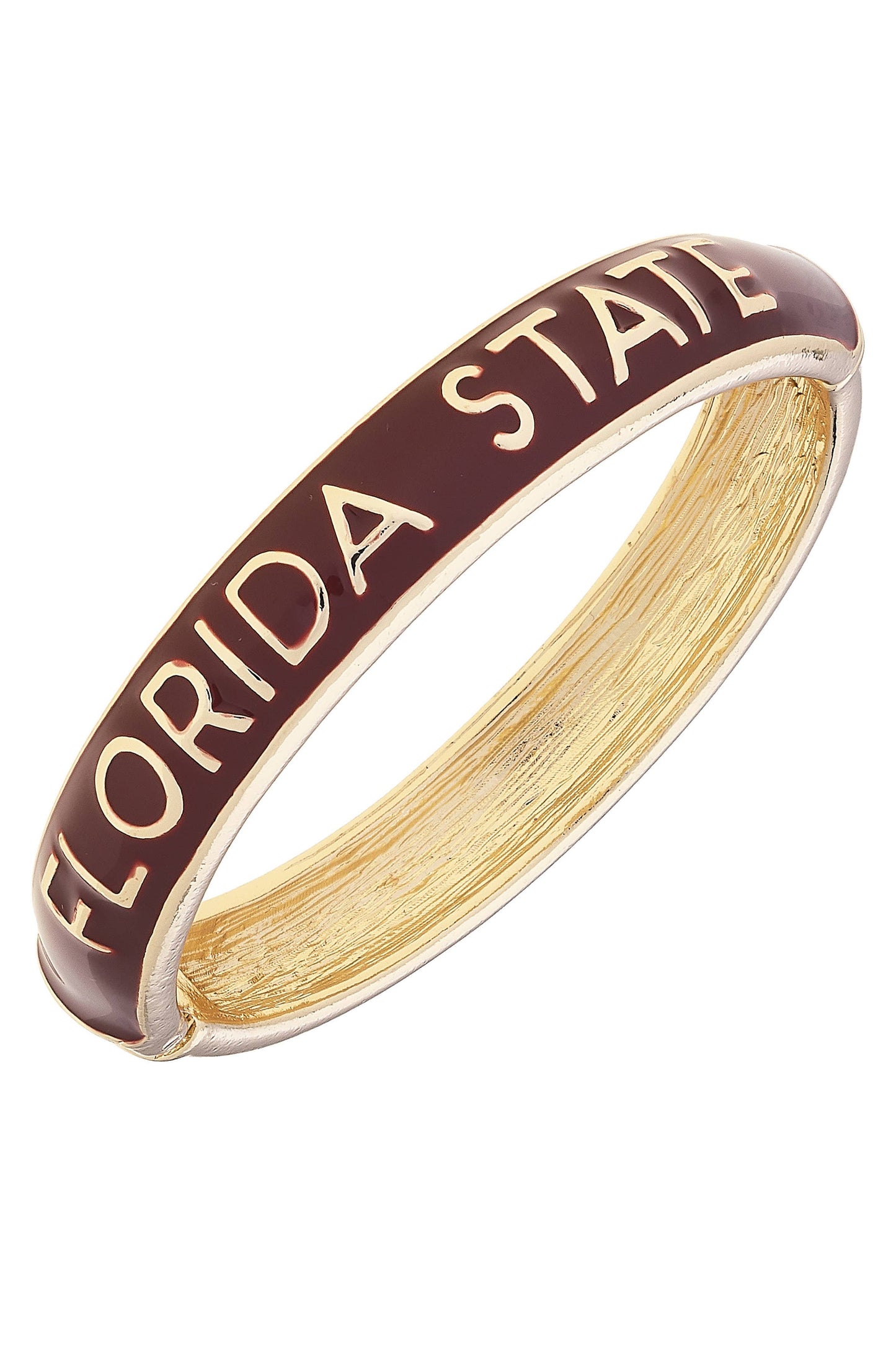 Florida State Seminoles Sculpted Enamel Hinge Bangle