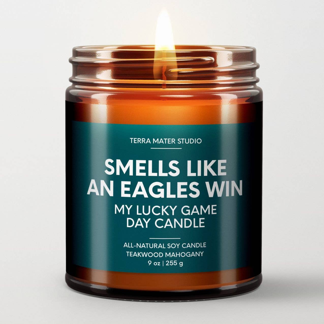 Smells Like An Eagles Win Game Day Candle | Eagles Merch