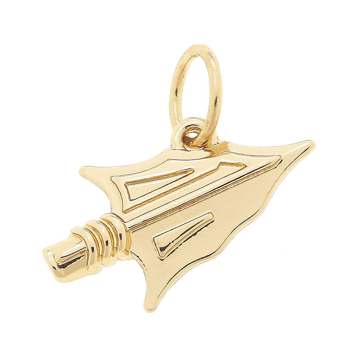 Florida State Seminoles Gold Spear Logo Charm