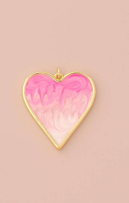 Hearts & Symbols Charm Collection — Enamel, Crystal, Resin, Glass Charms