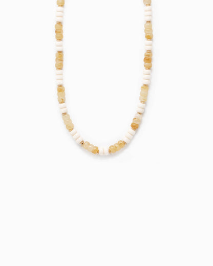 Necklace - Charm Bar - Multi-Color Beaded Necklace