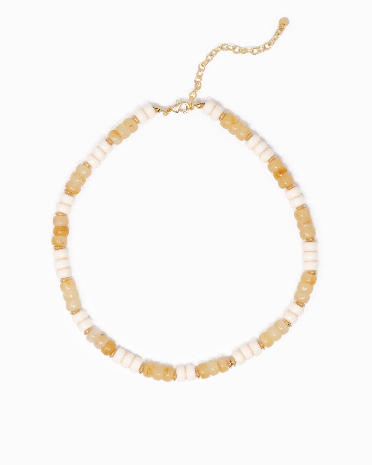 Necklace - Charm Bar - Multi-Color Beaded Necklace