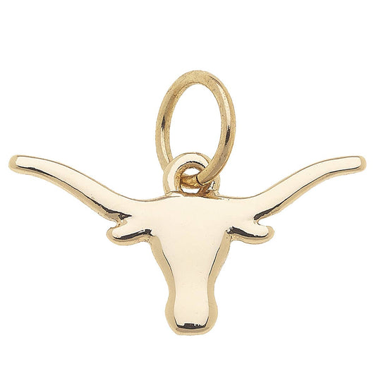 Texas Longhorns Gold Logo Charm