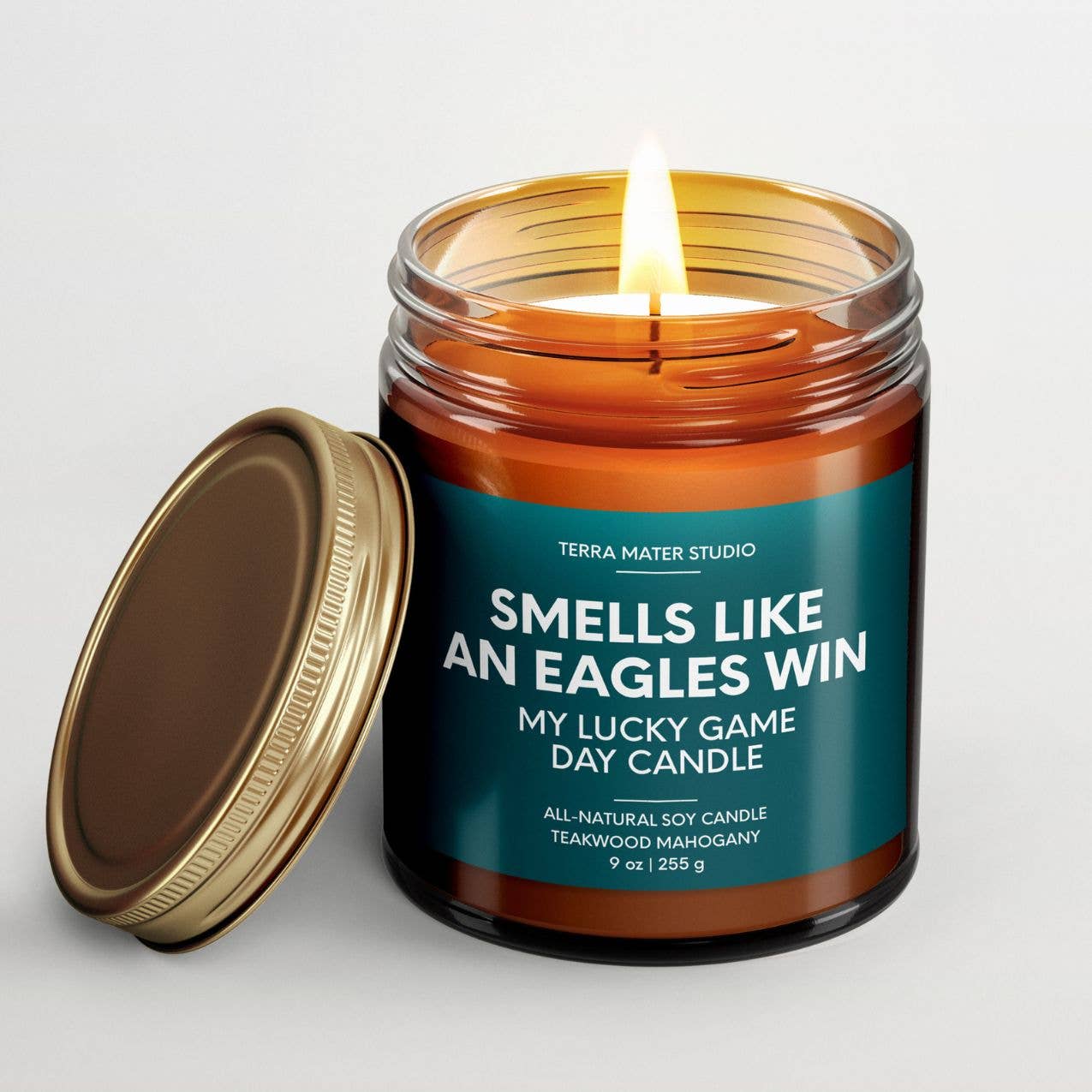 Smells Like An Eagles Win Game Day Candle | Eagles Merch