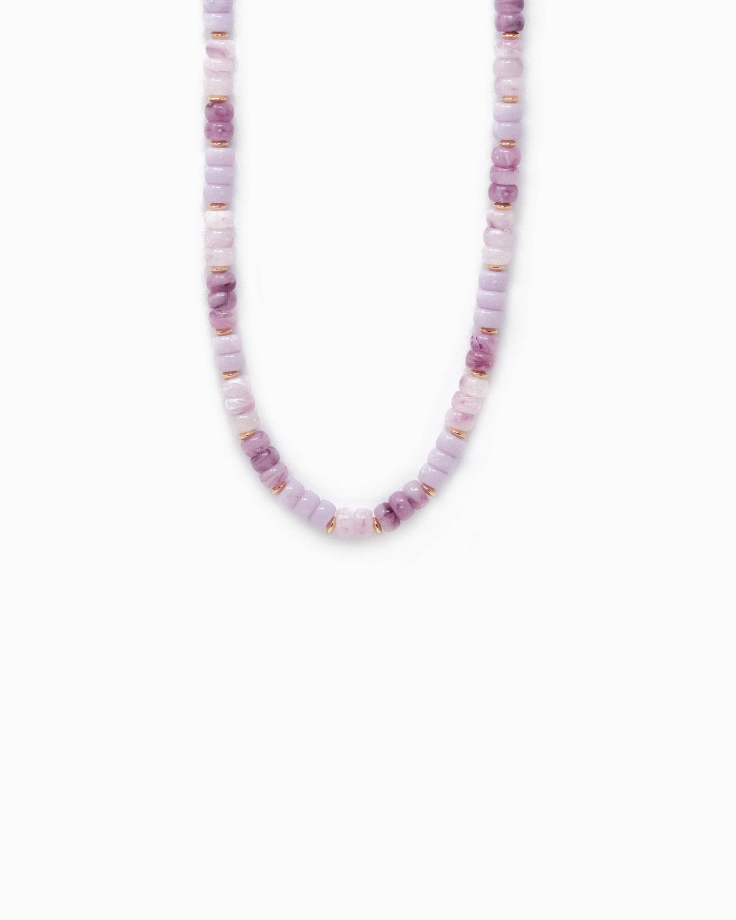 Necklace - Charm Bar - Multi-Color Beaded Necklace
