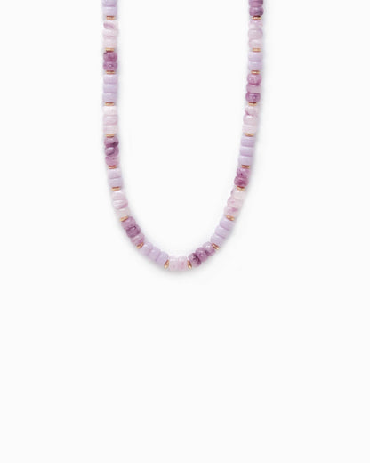 Necklace - Charm Bar - Multi-Color Beaded Necklace