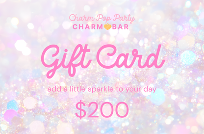 Charm Pop Party Gift Card