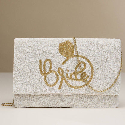 Bride Beaded Clutch Purse