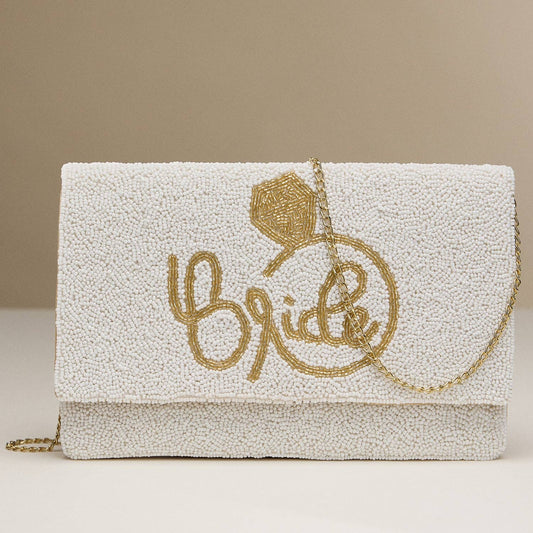Bride Beaded Clutch Purse