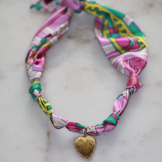 Scarf Necklace Pretty in Purples - Limited Edition