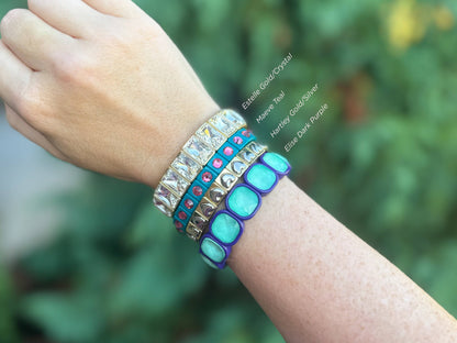 Autumn Enamel Stretch Bracelets – Assorted Styles