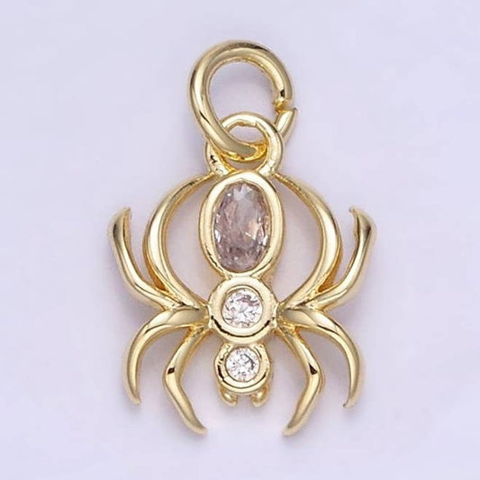 Gold Spider Charm
