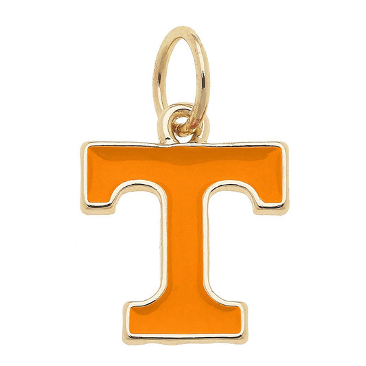 SPORTS- Gold Tennessee Volunteers Enamel Logo Charm