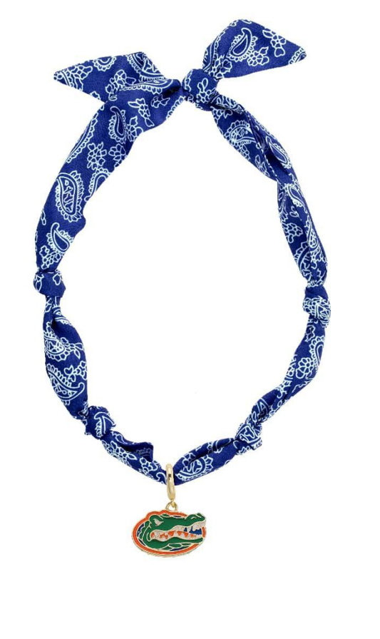 Florida Gators Logo Bandana Scarf Necklace