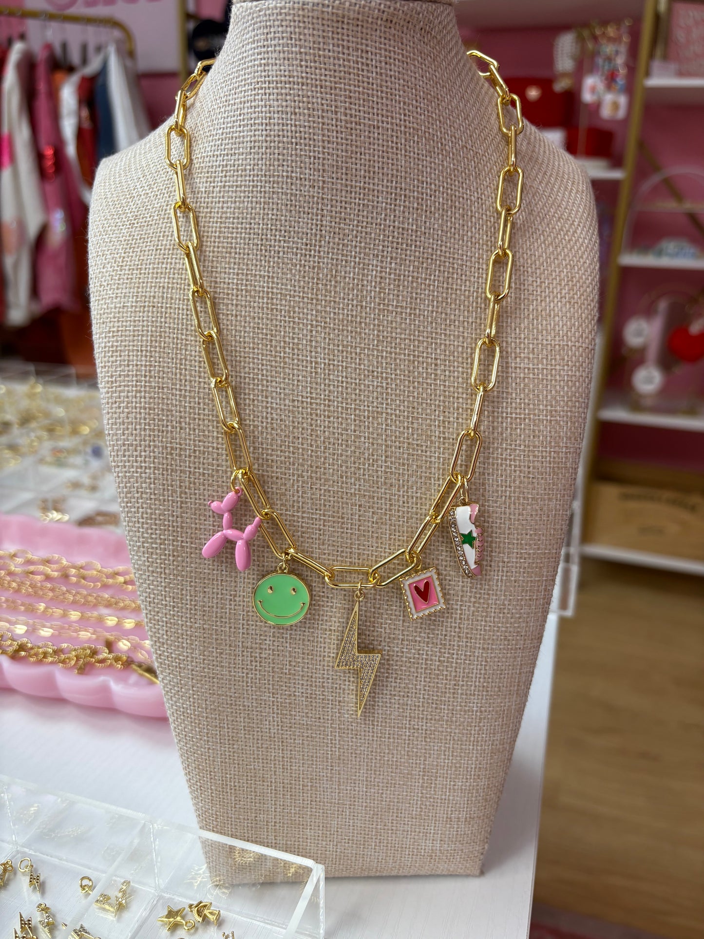 Classroom Chic Charm Necklace