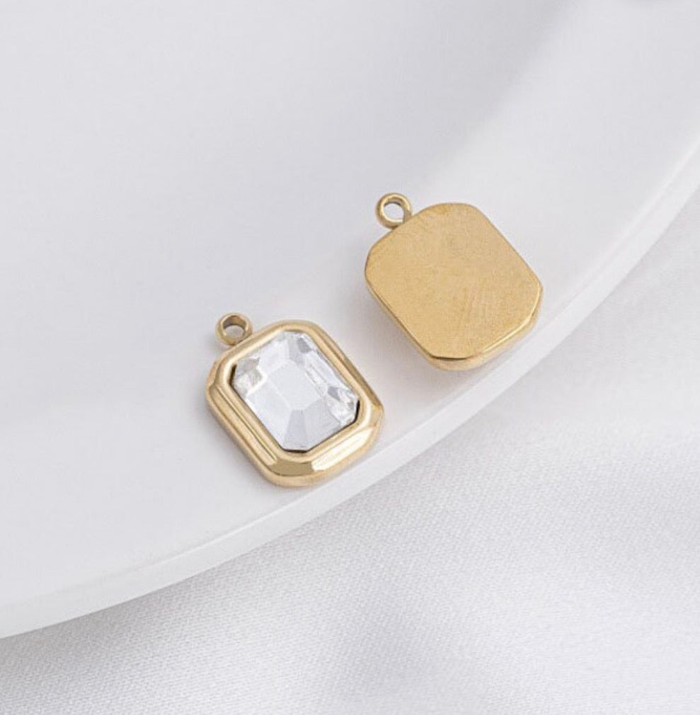 Gold Crystal Charm Collection