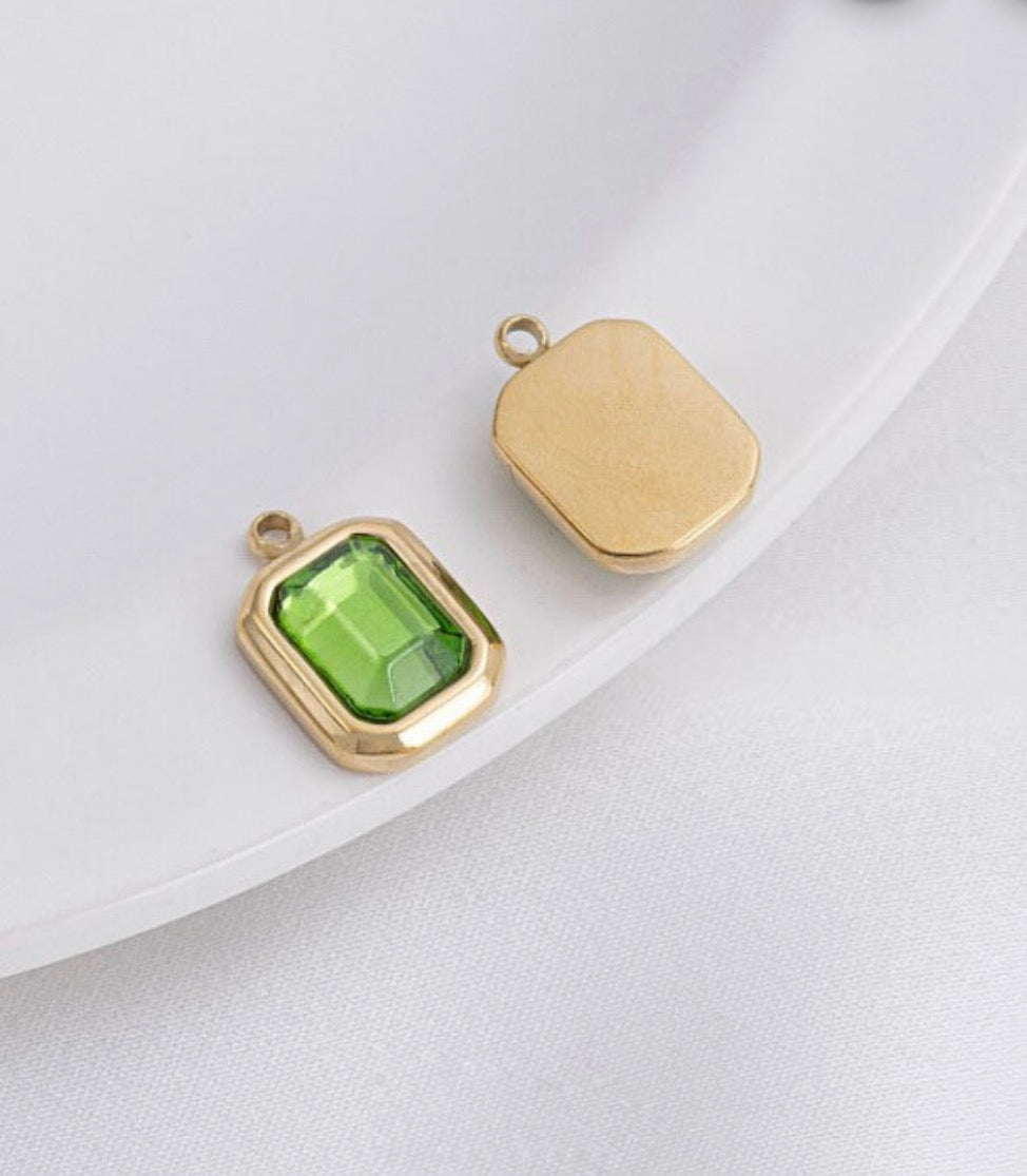 Gold Crystal Charm Collection