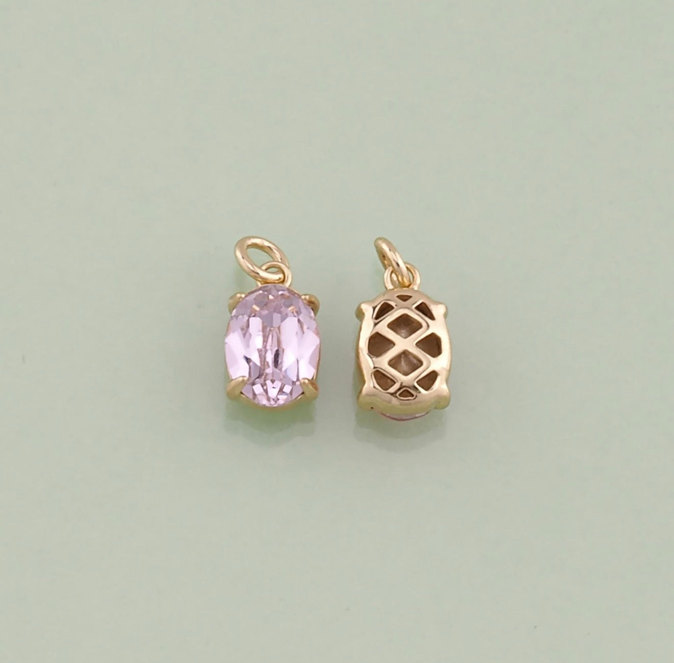 Gold Crystal Charm Collection