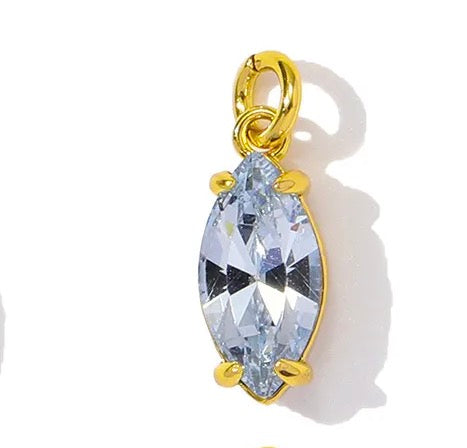 Gold Crystal Charm Collection