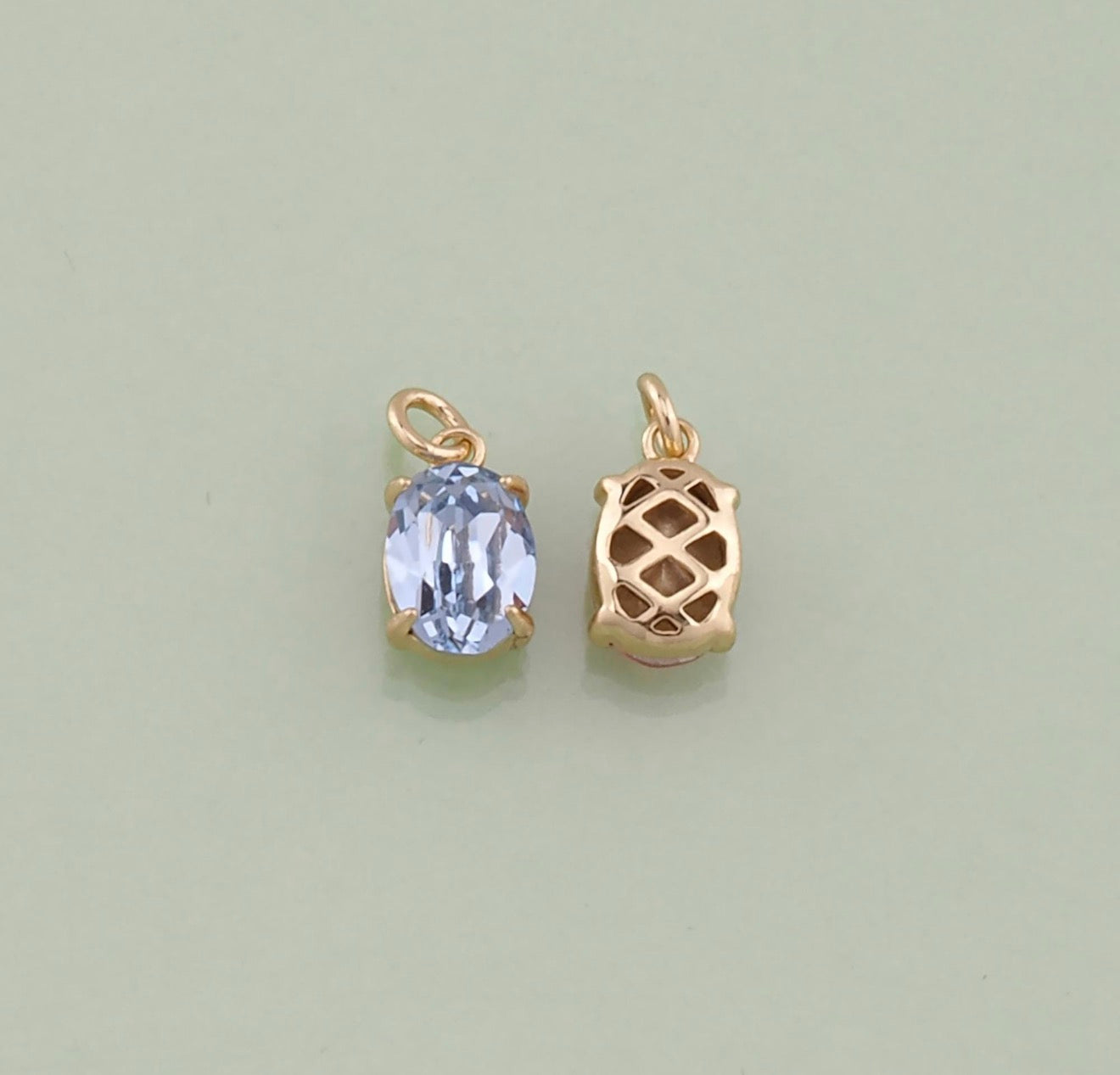 Gold Crystal Charm Collection