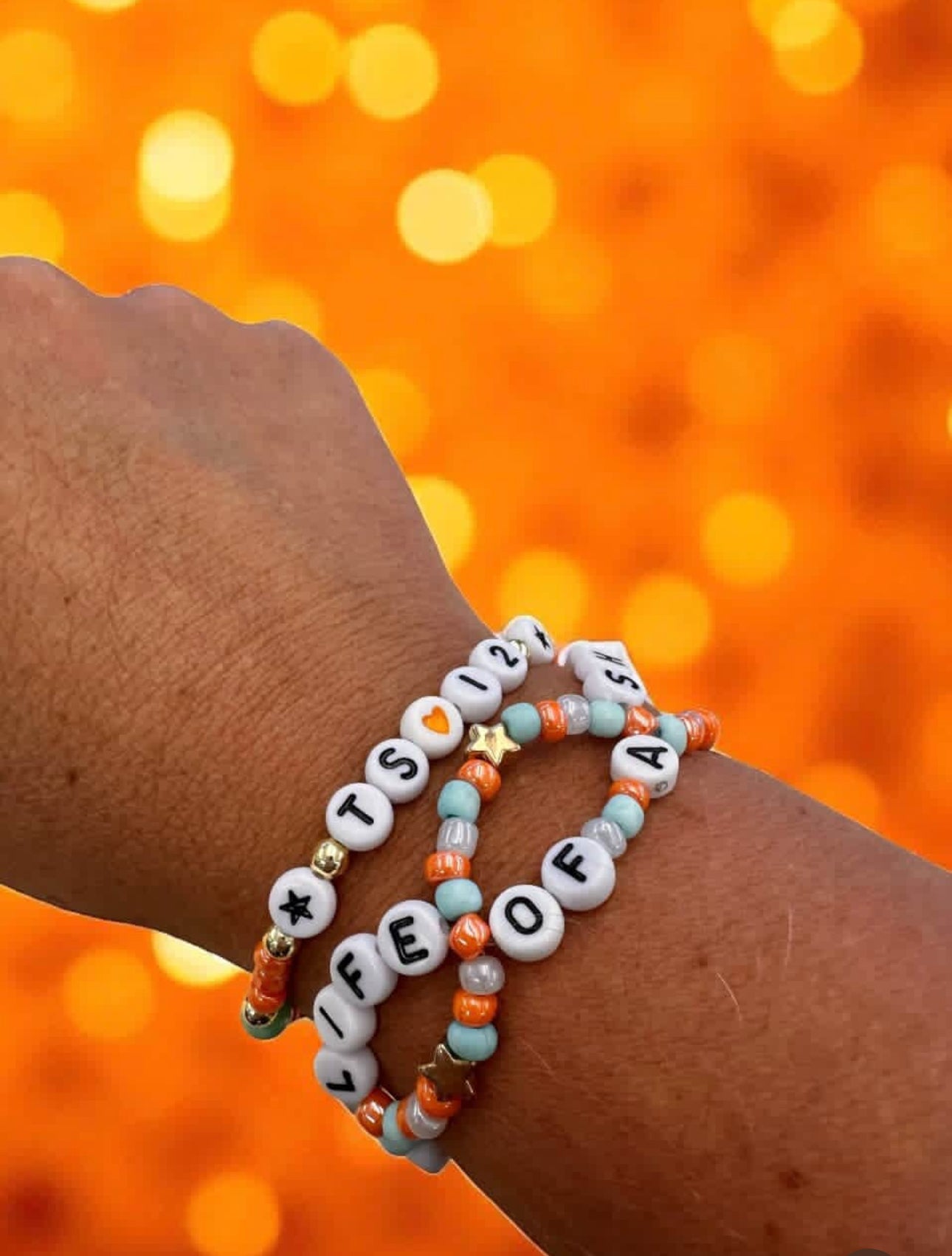 Taylor Swift Life of a Showgirl Beaded Bracelet