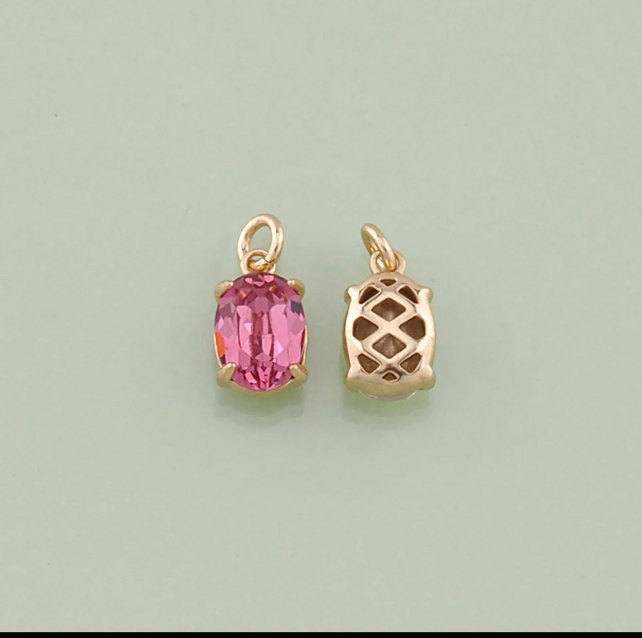 Gold Crystal Charm Collection